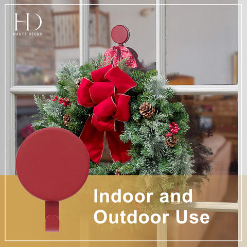 Wreath Hangers - Attract?« Magnetic Hanger, 2 Pack - Red