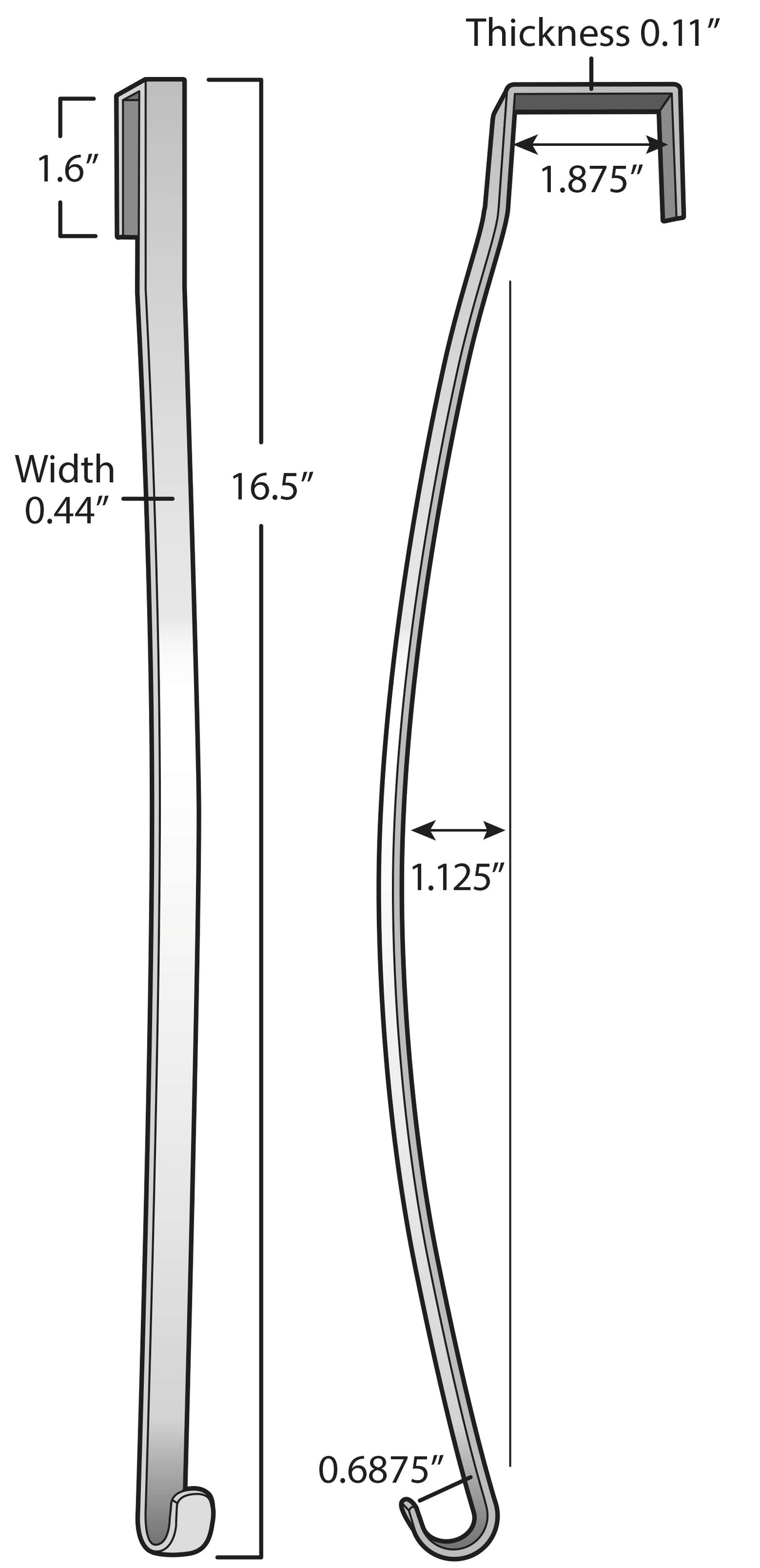 Wreath Hangers - HighProfile?« Wreath Hanger - Matte Black