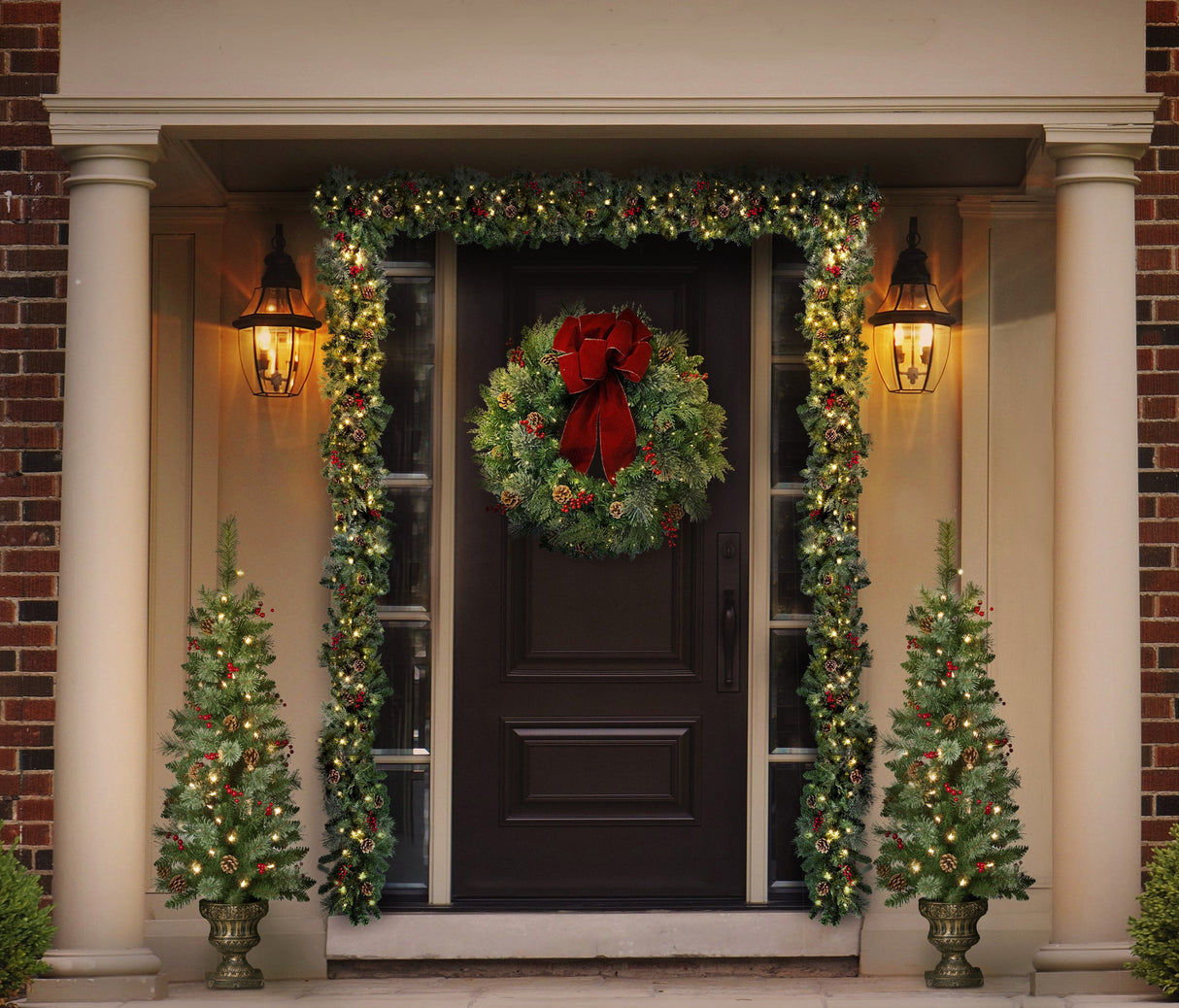 30 Inch Classic Pre-lit Wreath