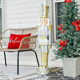 Gold and Silver Christmas Nutcracker (2 Sizes Available)
