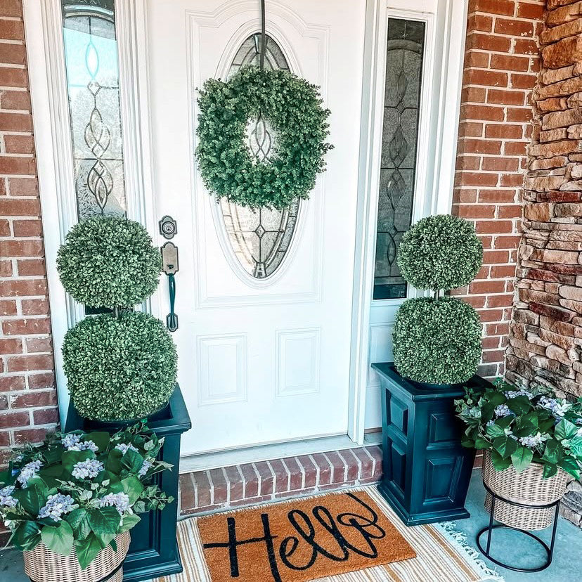 Artificial Adjustable Boxwood Topiary - Made from 100% Recycled Plastic