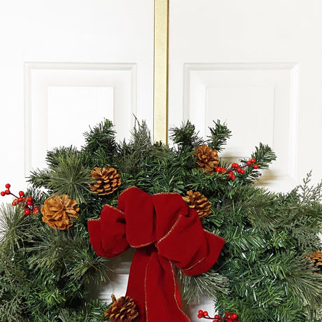 Adapt™ Adjustable Length Wreath Hanger - Textured Gold