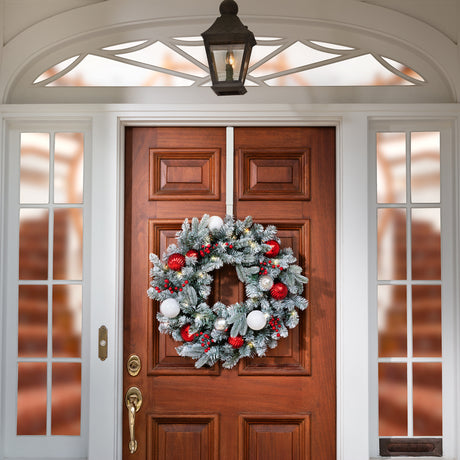 Adapt Adjustable Wreath Hanger, Top & Length Adjustable Version - Matte White