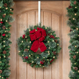 Adapt Adjustable Wreath Hanger, Top & Length Adjustable Version - Matte White