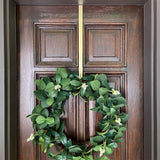 Adapt Adjustable Wreath Hanger, Top & Length Adjustable Version - Textured Gold