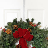 Adapt Adjustable Wreath Hanger, Top & Length Adjustable Version - Textured Silver