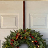 Premium Adjustable Length Wreath Hanger 30 Pound Capacity - 5 Finishes Available