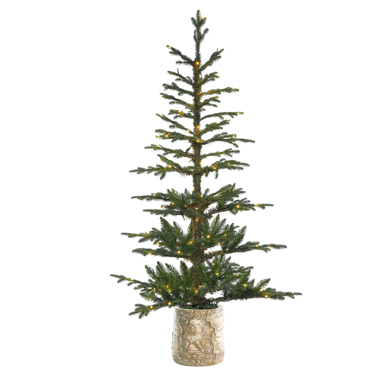 5 Foot Pre-lit Timberland Fir Potted Christmas Tree