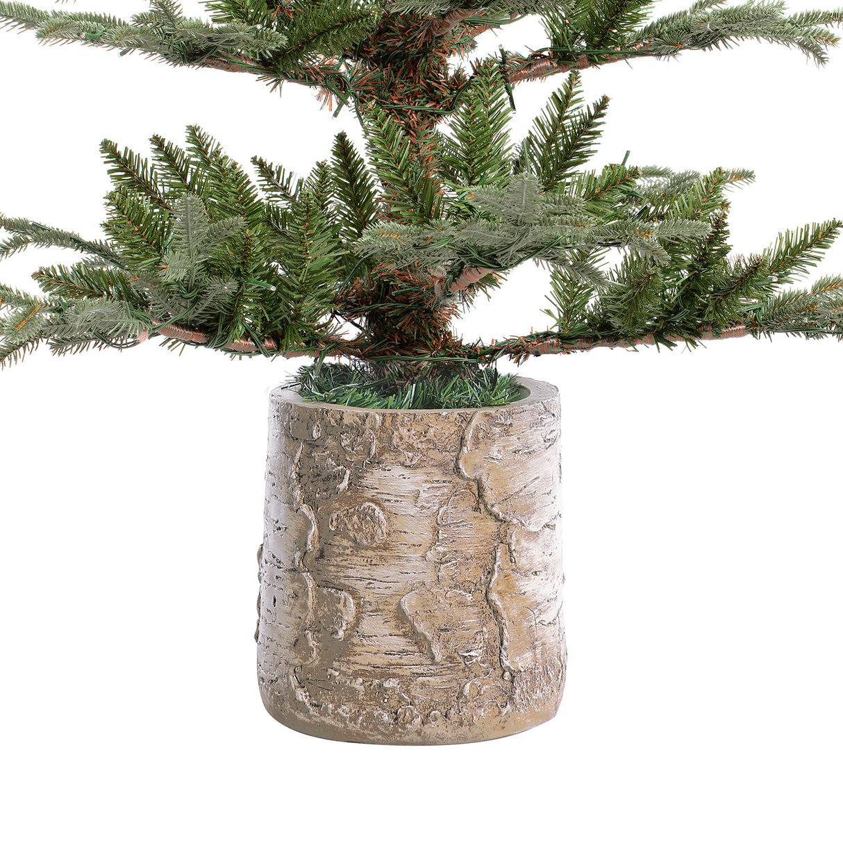 5 Foot Pre-lit Timberland Fir Potted Christmas Tree