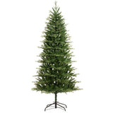 7 Foot Pre-lit Asheville Slim Christmas Tree