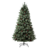 7 Ft. Cypress Cashmere Pine Tree with 8 Different Light Settings Including Twinkle and Multicolor