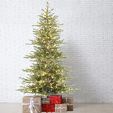 7 Foot Pre-Lit Alberta Alpine Fir Christmas Tree with 400 Warm White LED Lights