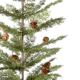Spruce 30 Inch Tall Unlit Tabletop Tree with Wrapped Burlap Base