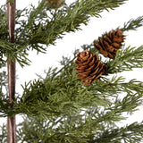 Spruce 30 Inch Tall Unlit Tabletop Tree with Wrapped Burlap Base