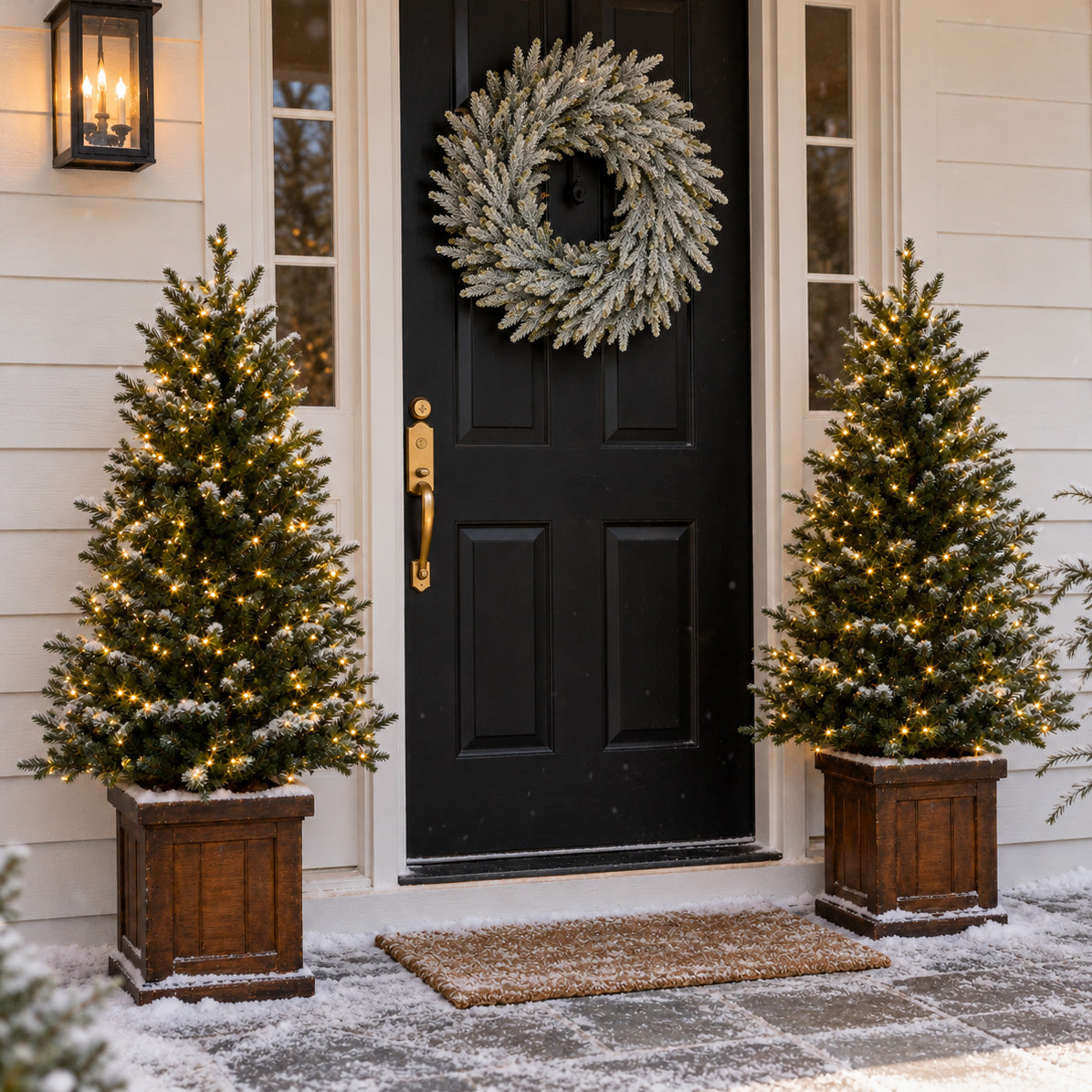 New Haven Fraser Fir 4.5 Ft. Potted Tree (Set of 2)