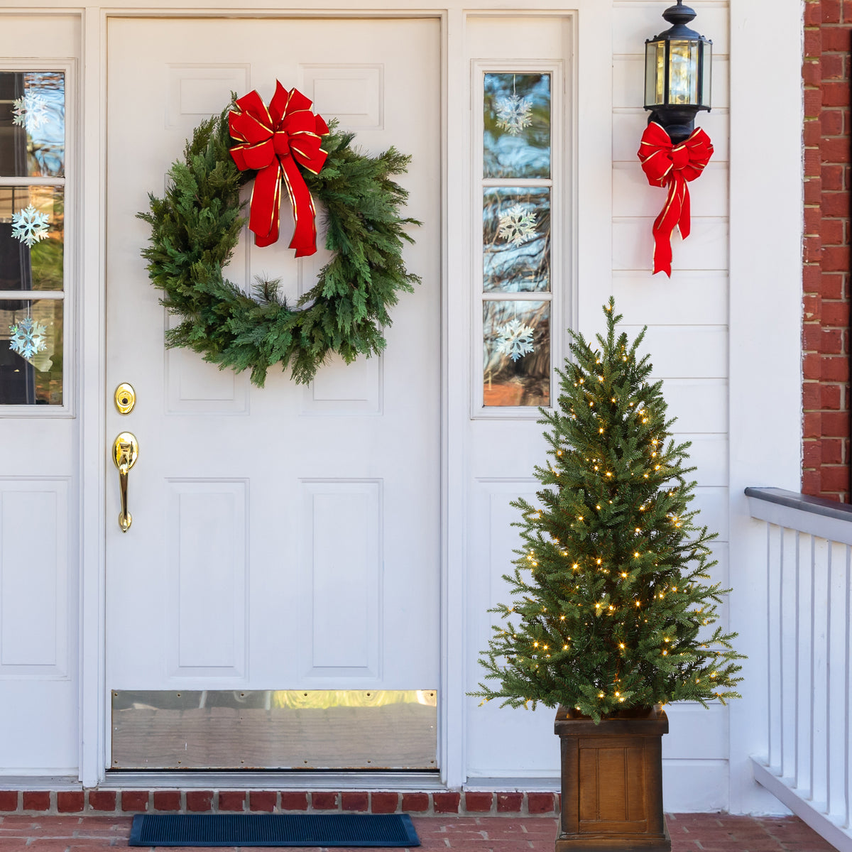 New Haven Fraser Fir 4.5 Ft. Potted Tree (Set of 2)