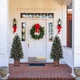 4.5 Ft. Brookdale Fir Potted Porch Tree (Set of 2)