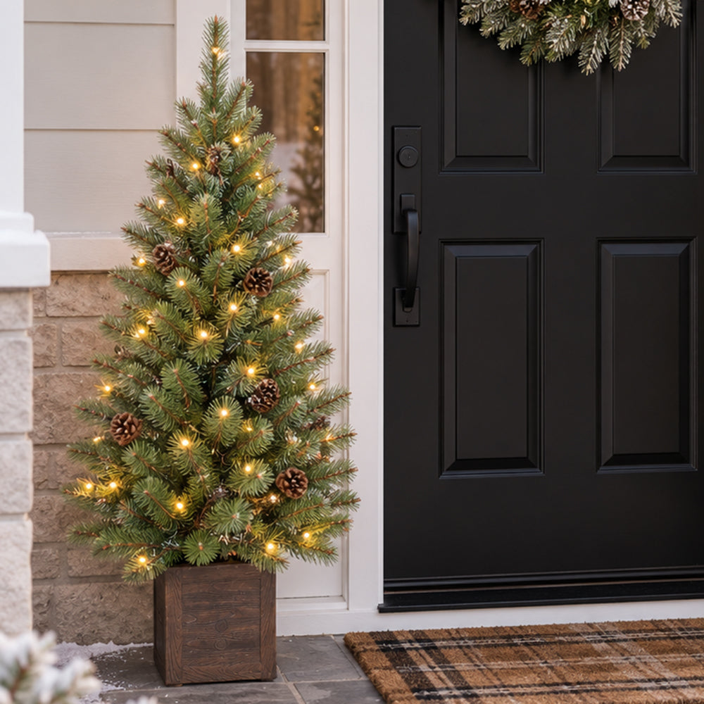 4.5 Ft. Ridgeview Pine Potted Porch Tree