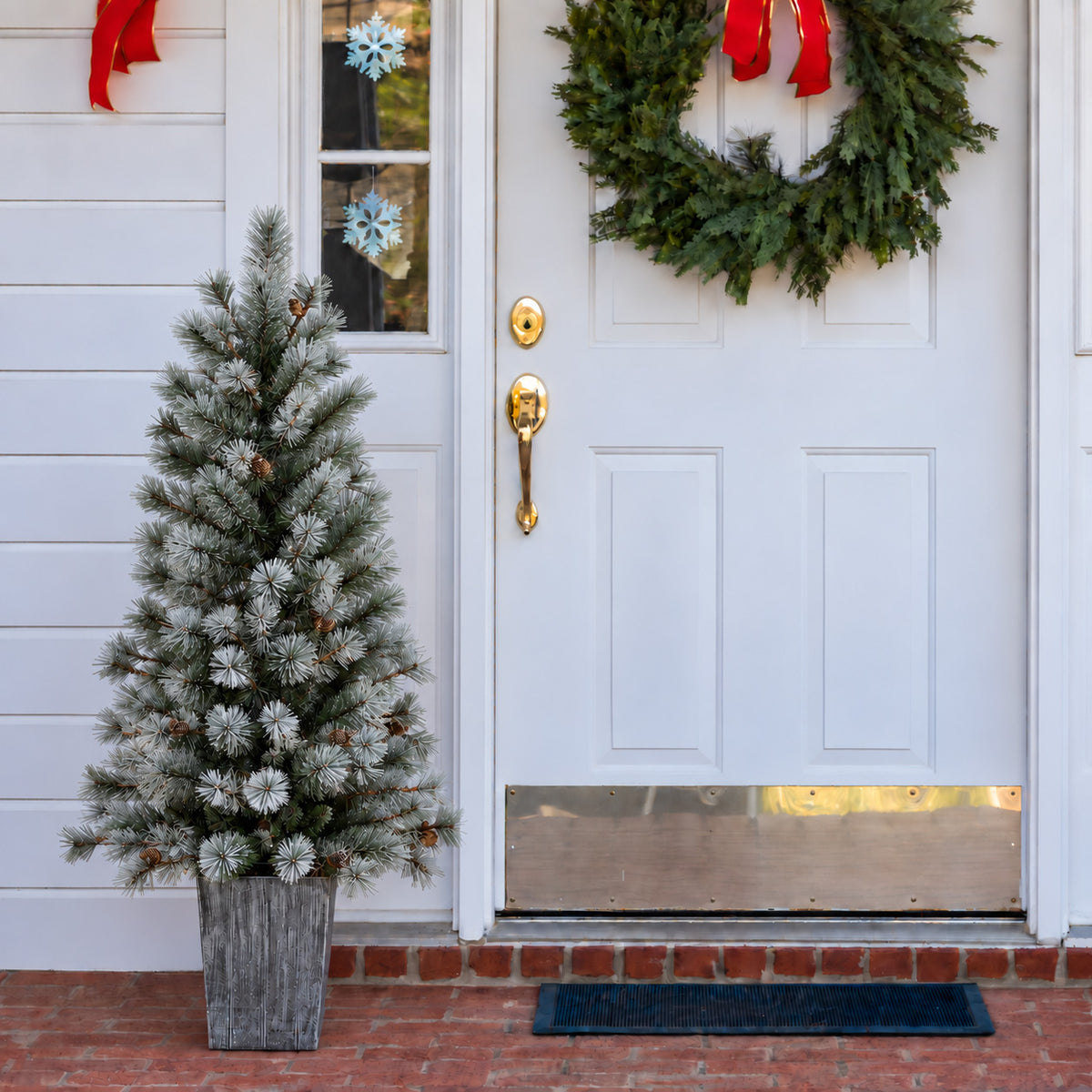 4.5 Ft. Silverwood Pine Potted Porch Tree