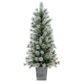 4.5 Ft. Silverwood Pine Potted Porch Tree
