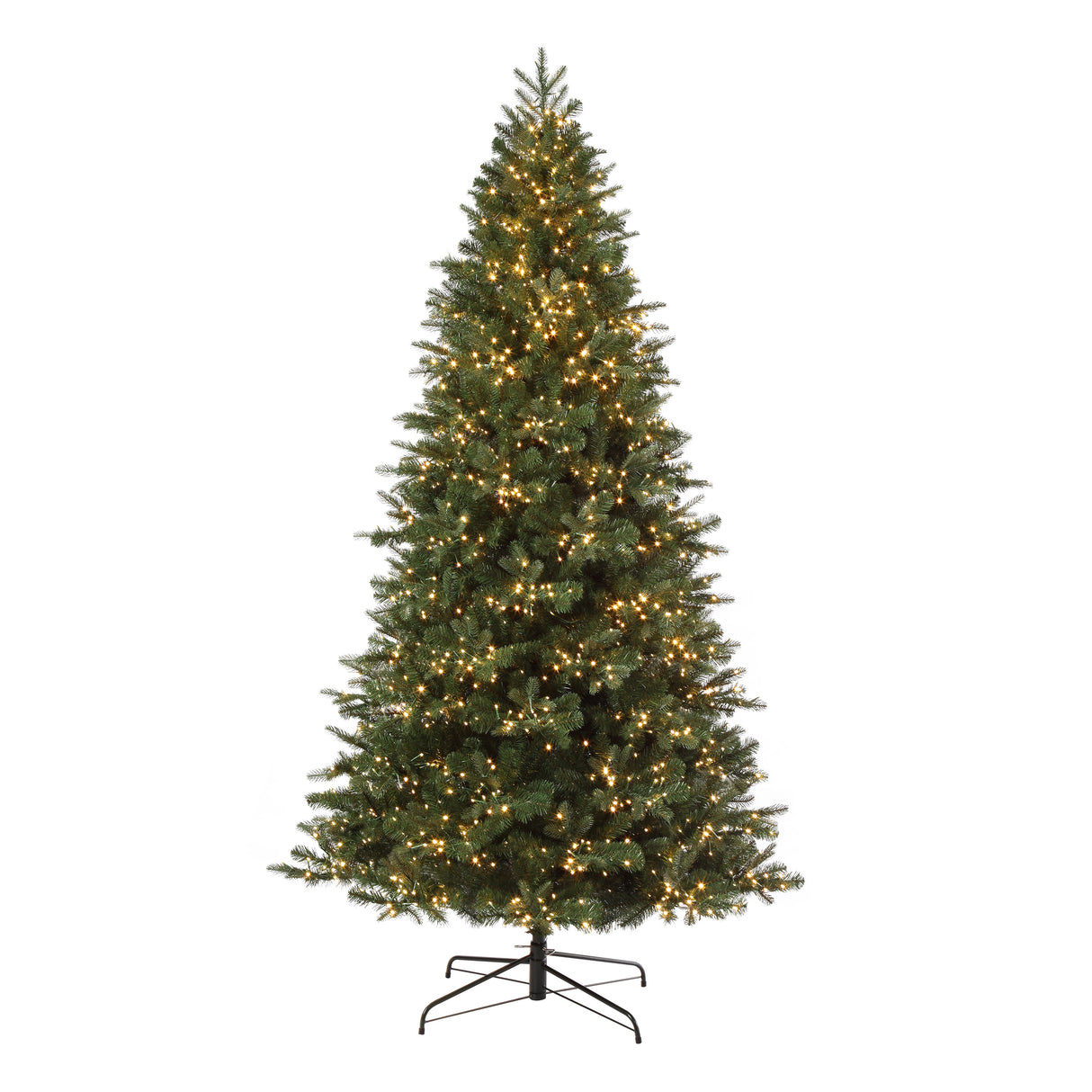 7.5 Ft. Greenbriar Fir Pre-Lit Artificial Christmas Tree with Soft White Cluster LED Lights