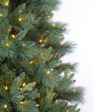 Longmont Spruce 7.5 Ft. Christmas Tree with 2 Light Settings, Including Twinkle