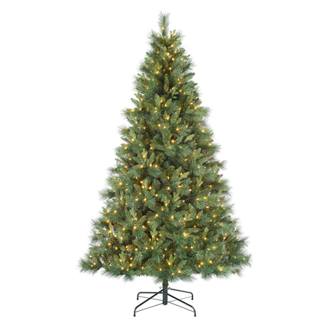 Longmont Spruce 7.5 Ft. Christmas Tree with 2 Light Settings, Including Twinkle