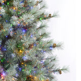 Silverwood Pine 7.5 Ft. Christmas Tree with 8 Function Lights Including Twinkle