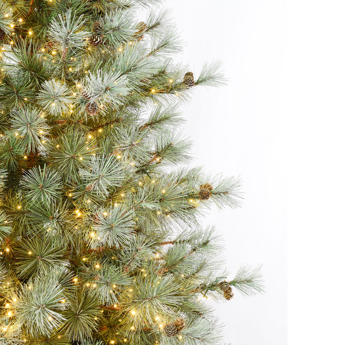 Silverwood Pine 7.5 Ft. Christmas Tree with 8 Function Lights Including Twinkle