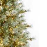 Silverwood Pine 7.5 Ft. Christmas Tree with 8 Function Lights Including Twinkle