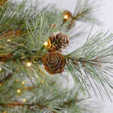 Silverwood Pine 7.5 Ft. Christmas Tree with 8 Function Lights Including Twinkle