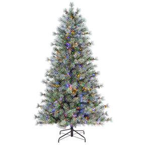 Silverwood Pine 7.5 Ft. Christmas Tree with 8 Function Lights Including Twinkle