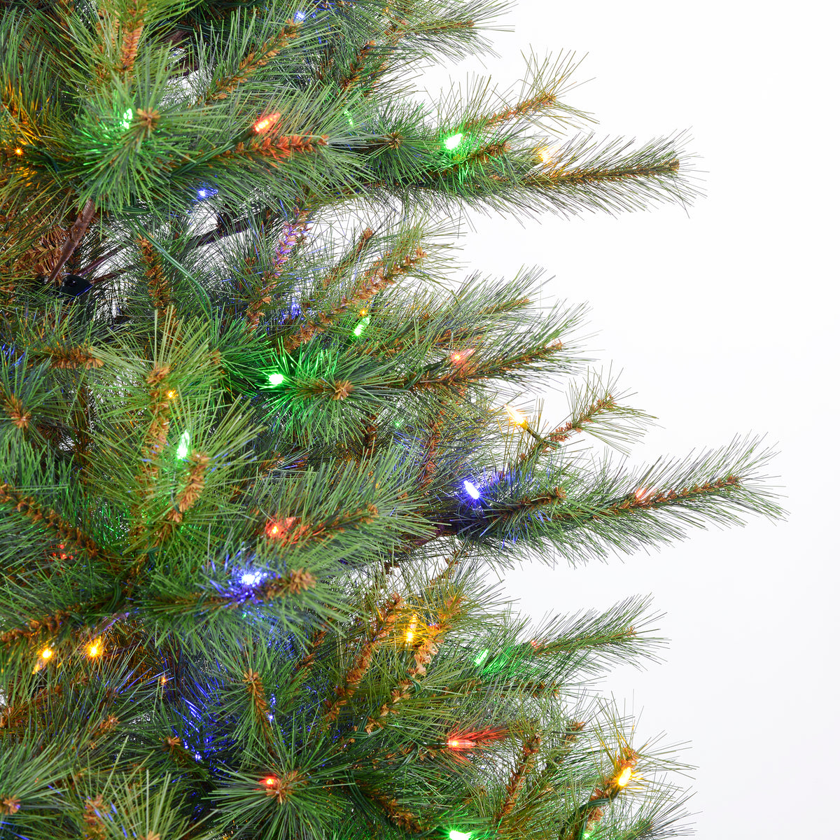 Madison Pine 7.5 Ft Pre-Lit Christmas Tree with 8 Different Light Settings including Twinkle