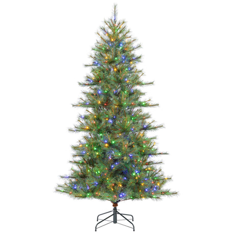Madison Pine 7.5 Ft Pre-Lit Christmas Tree with 8 Different Light Settings including Twinkle