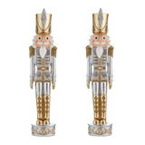Gold and Silver Christmas Nutcracker (2 Sizes Available)