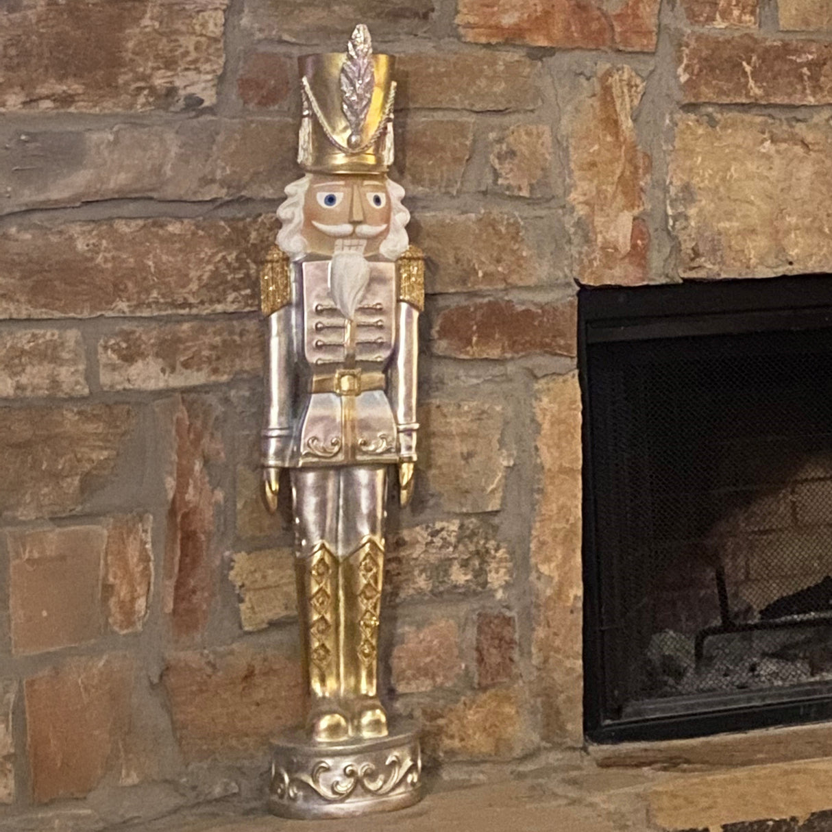 Gold and Silver Christmas Nutcracker (2 Sizes Available)