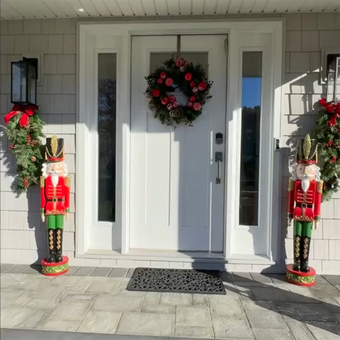 48 Inch Tall Classic Red/Green Christmas Nutcracker