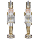 Gold and Silver Christmas Nutcracker (2 Sizes Available)