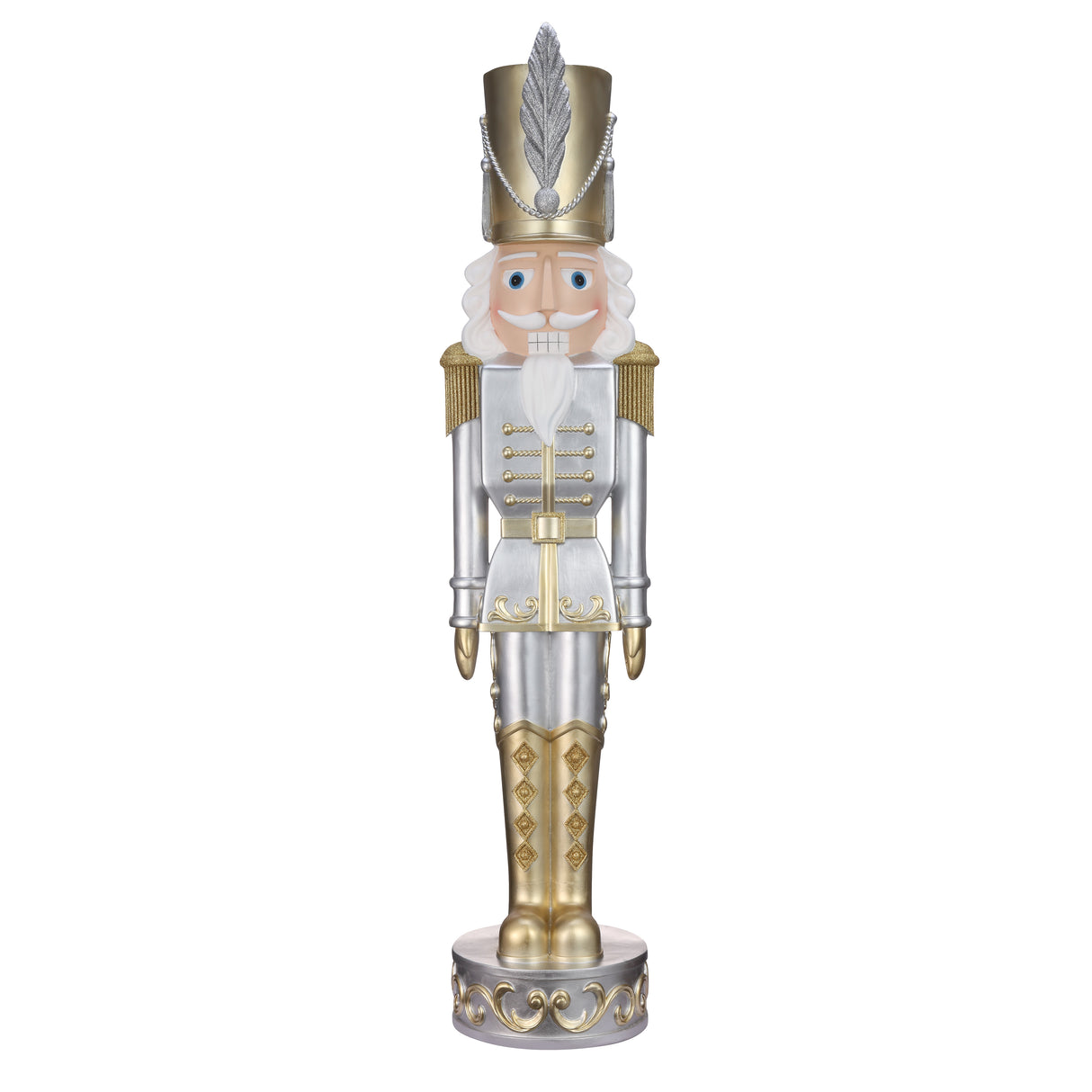 Gold and Silver Christmas Nutcracker (2 Sizes Available)