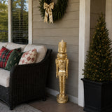 37 Inch Decorative Christmas Nutcracker -  Gold