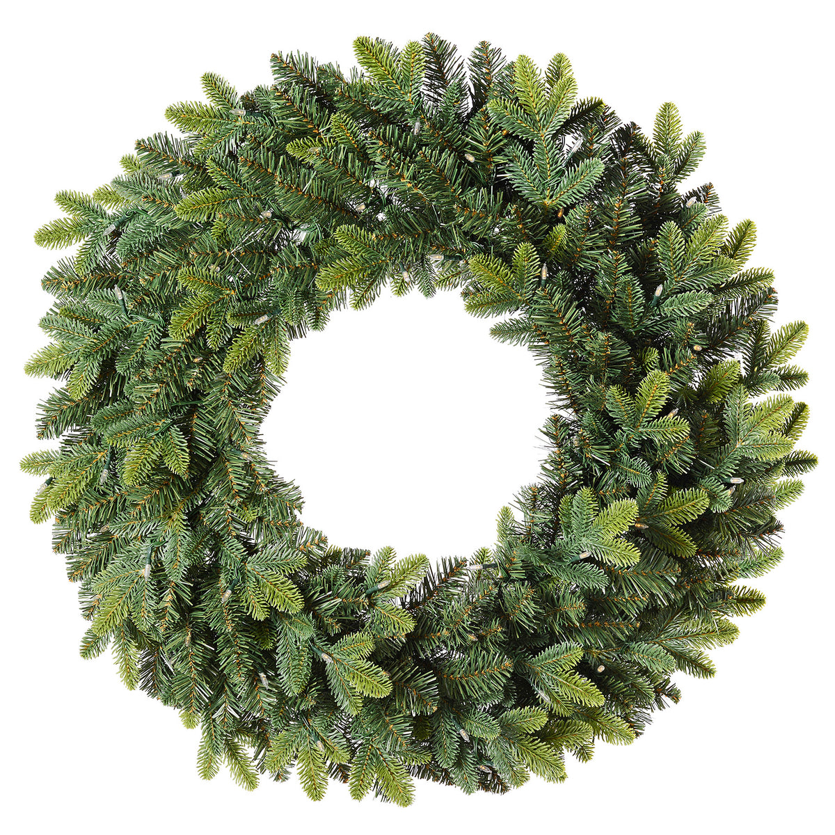 Kassel Fir 24 Inch Pre-Lit Greenery Wreath