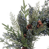 Juniper Berry Cypress 24 Inch Unlit Greenery Wreath