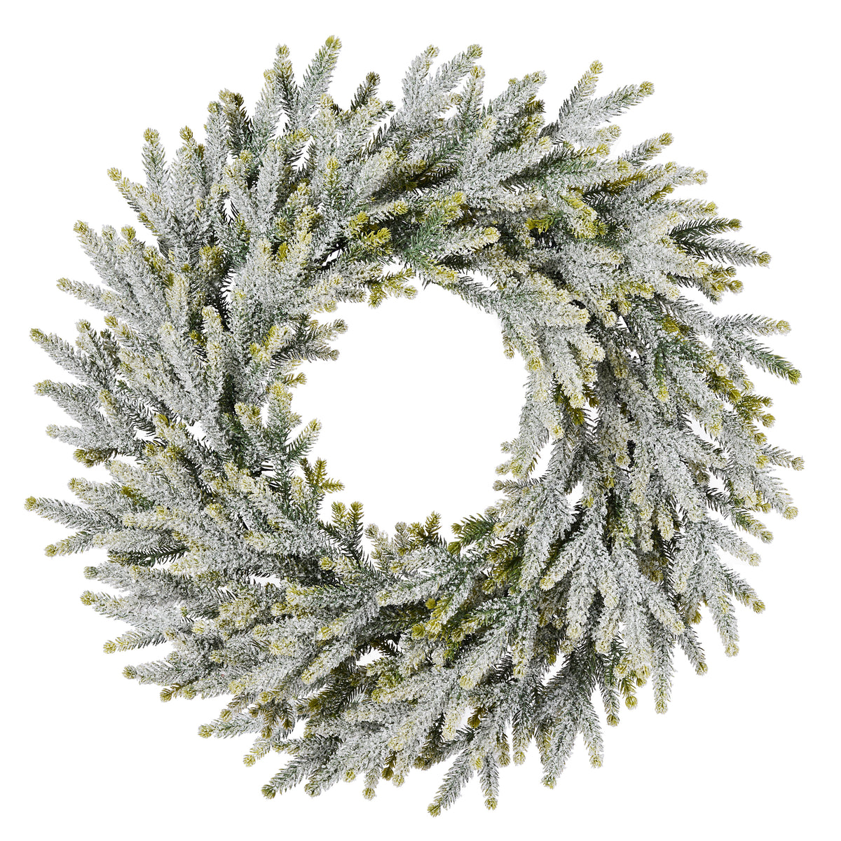 Frosted Fraser Fir 24 Inch Unlit Greenery Wreath