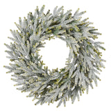 Frosted Fraser Fir 24 Inch Unlit Greenery Wreath