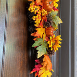 32 Inch Fall Sunflower Artificial Swag