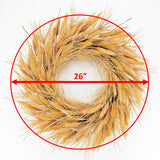 26 Inch Harvest Wheat Wreath