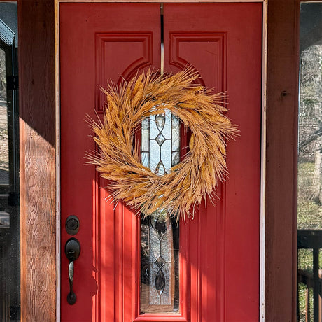 26 Inch Harvest Wheat Wreath