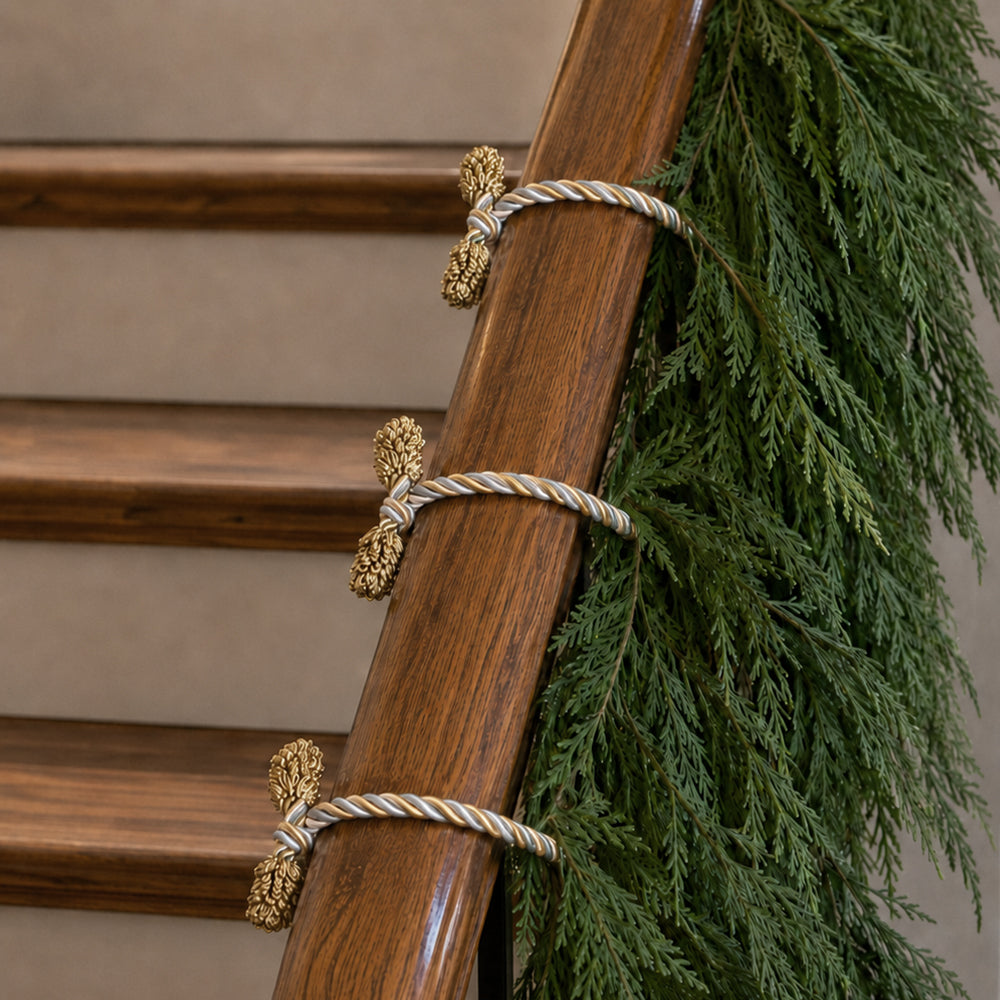 Decorative Twist Ties 6 Pack - Gold & Silver