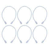 Decorative Twist Ties 6 Pack - White
