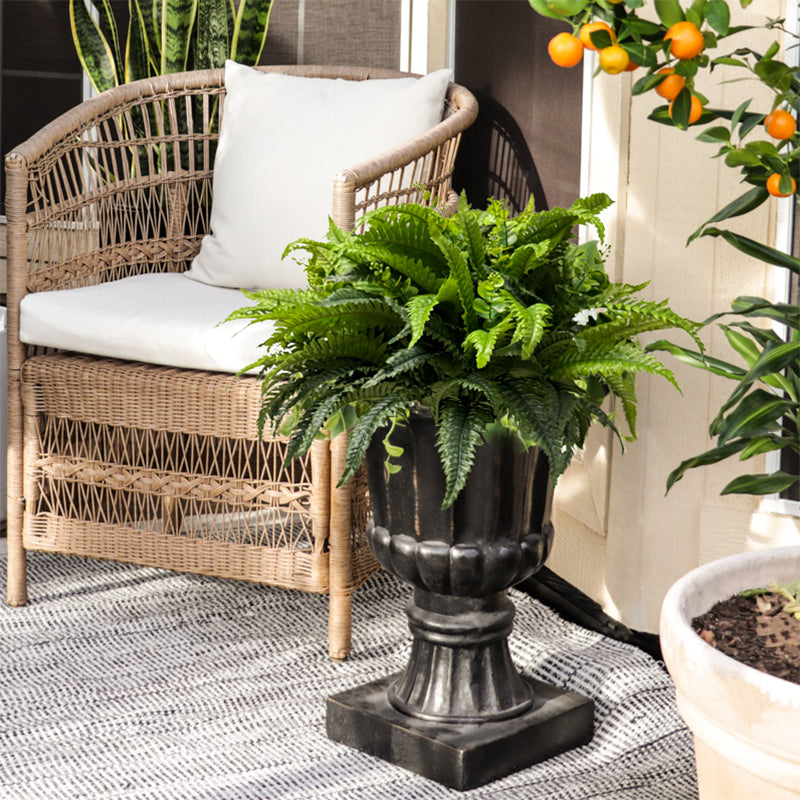 Fern and Eucalyptus Urn Filler with Adjustable Height